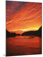 Sunrise on the Potomac River, Loundon County, Virginia, USA-Charles Gurche-Mounted Photographic Print