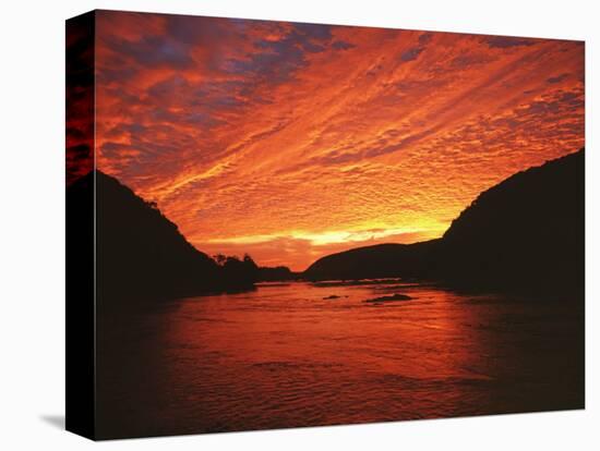 Sunrise on the Potomac River, Loundon County, Virginia, USA-Charles Gurche-Stretched Canvas