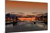 Sunrise on the River Liffey-spectrumblue-Mounted Photographic Print