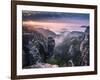 Sunrise on the Rocks-Andreas Wonisch-Framed Art Print