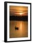 Sunrise on the Tonle Sap River Near the Village of Kampong Tralach, Cambodia, Indochina-Michael Nolan-Framed Photographic Print