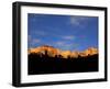 Sunrise on the West Temple and Towers of the Virgin, Zion National Park, Utah, USA-Diane Johnson-Framed Photographic Print