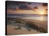 Sunrise on Tofo Beach, Tofo, Inhambane, Mozambique-Ian Trower-Stretched Canvas