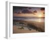 Sunrise on Tofo Beach, Tofo, Inhambane, Mozambique-Ian Trower-Framed Photographic Print