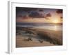 Sunrise on Tofo Beach, Tofo, Inhambane, Mozambique-Ian Trower-Framed Photographic Print