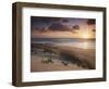 Sunrise on Tofo Beach, Tofo, Inhambane, Mozambique-Ian Trower-Framed Photographic Print