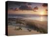 Sunrise on Tofo Beach, Tofo, Inhambane, Mozambique-Ian Trower-Stretched Canvas