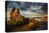 Sunrise on tufa formations, Mono Lake, Tufa State Natural Reserve, California-Adam Jones-Stretched Canvas