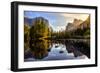 Sunrise on Yosemite Valley, Yosemite National Park, California-Stephen Moehle-Framed Photographic Print