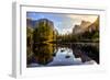 Sunrise on Yosemite Valley, Yosemite National Park, California-Stephen Moehle-Framed Photographic Print