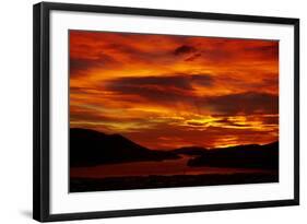 Sunrise, Otago Harbor, Dunedin, South Island, New Zealand-David Wall-Framed Photographic Print