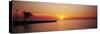 Sunrise over a Lake, Lake Michigan, Chicago, Illinois, USA-null-Stretched Canvas