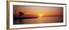 Sunrise over a Lake, Lake Michigan, Chicago, Illinois, USA-null-Framed Photographic Print