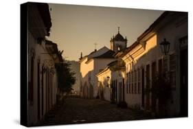 Sunrise over a Typical Street in Paraty-Alex Saberi-Stretched Canvas
