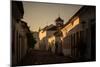 Sunrise over a Typical Street in Paraty-Alex Saberi-Mounted Premium Photographic Print