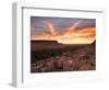 Sunrise Over a Village Near the Town of Tinerhir on the Road to the Todra Gorge, Tinerhir, Morocco-Lee Frost-Framed Photographic Print