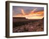 Sunrise Over a Village Near the Town of Tinerhir on the Road to the Todra Gorge, Tinerhir, Morocco-Lee Frost-Framed Photographic Print