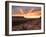 Sunrise Over a Village Near the Town of Tinerhir on the Road to the Todra Gorge, Tinerhir, Morocco-Lee Frost-Framed Photographic Print