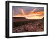 Sunrise Over a Village Near the Town of Tinerhir on the Road to the Todra Gorge, Tinerhir, Morocco-Lee Frost-Framed Photographic Print