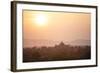 Sunrise over Ancient Temples of Bagan, Myanmar-Harry Marx-Framed Photographic Print