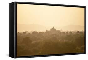 Sunrise over Ancient Temples of Bagan, Myanmar-Harry Marx-Framed Stretched Canvas