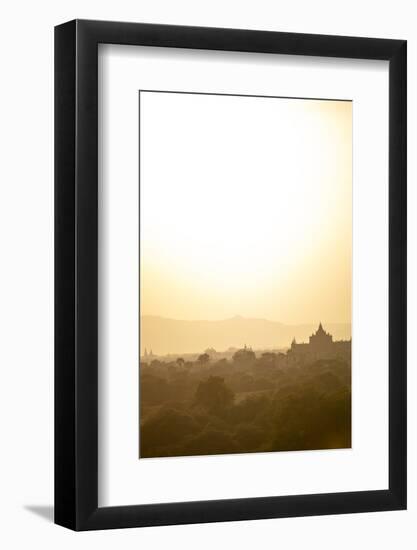 Sunrise over Ancient Temples of Bagan, Myanmar-Harry Marx-Framed Photographic Print