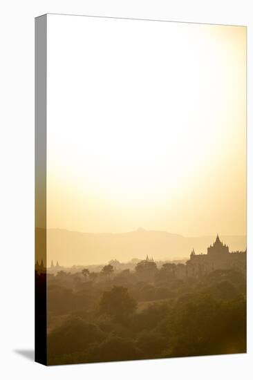 Sunrise over Ancient Temples of Bagan, Myanmar-Harry Marx-Stretched Canvas