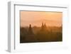 Sunrise over Ancient Temples of Bagan, Myanmar-Harry Marx-Framed Photographic Print