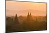 Sunrise over Ancient Temples of Bagan, Myanmar-Harry Marx-Mounted Photographic Print