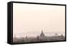 Sunrise over Ancient Temples of Bagan, Myanmar-Harry Marx-Framed Stretched Canvas