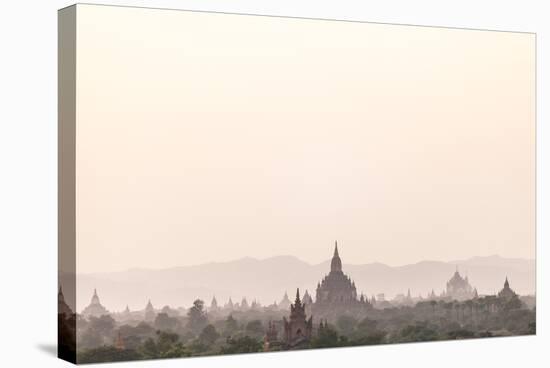 Sunrise over Ancient Temples of Bagan, Myanmar-Harry Marx-Stretched Canvas