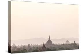 Sunrise over Ancient Temples of Bagan, Myanmar-Harry Marx-Stretched Canvas