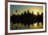 Sunrise over Angkor Wat, Angkor World Heritage Site, Siem Reap, Cambodia-David Wall-Framed Photographic Print