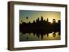 Sunrise over Angkor Wat, Angkor World Heritage Site, Siem Reap, Cambodia-David Wall-Framed Photographic Print