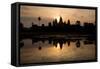 Sunrise over Angkor Wat-Ben Pipe-Framed Stretched Canvas