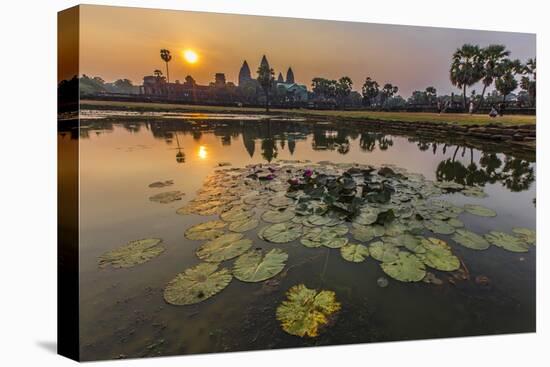 Sunrise over Angkor Wat-Michael Nolan-Stretched Canvas
