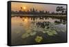 Sunrise over Angkor Wat-Michael Nolan-Framed Stretched Canvas