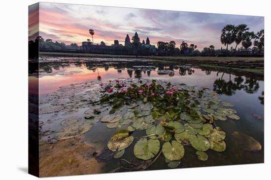 Sunrise over Angkor Wat-Michael Nolan-Stretched Canvas