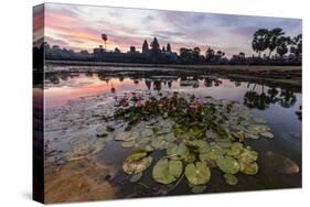 Sunrise over Angkor Wat-Michael Nolan-Stretched Canvas