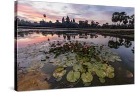 Sunrise over Angkor Wat-Michael Nolan-Stretched Canvas