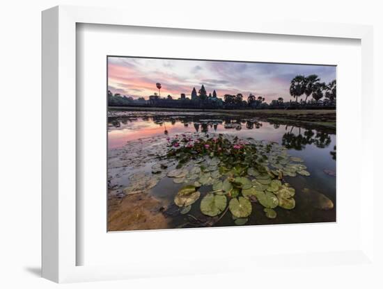 Sunrise over Angkor Wat-Michael Nolan-Framed Photographic Print