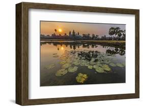 Sunrise over Angkor Wat-Michael Nolan-Framed Photographic Print