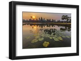 Sunrise over Angkor Wat-Michael Nolan-Framed Photographic Print