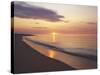 Sunrise over Atlantic, Cape Cod National Seashore, Massachusetts, USA-Charles Gurche-Stretched Canvas