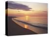 Sunrise over Atlantic, Cape Cod National Seashore, Massachusetts, USA-Charles Gurche-Stretched Canvas