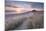 Sunrise over Bamburgh Beach and Castle from the Sand Dunes, Northumberland, England. Spring (March)-Adam Burton-Mounted Photographic Print