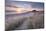 Sunrise over Bamburgh Beach and Castle from the Sand Dunes, Northumberland, England. Spring (March)-Adam Burton-Mounted Photographic Print