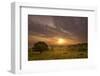 Sunrise over Beacon Hill Country Park, the National Forest, Leicestershire, UK, October-Ben Hall-Framed Photographic Print
