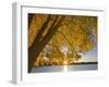 Sunrise over Black Dog Lake, Minnesota Valley NWR, Minneapolis, Minnesota, USA-Chuck Haney-Framed Photographic Print