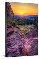 Sunrise over Boulder, Co-Dean Fikar-Stretched Canvas